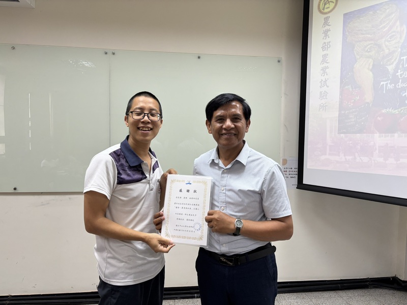 113-2 糧食農業與社會課程演講圖片